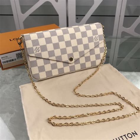 lv felicie pochette damier azur|Félicie Pochette Damier Azur Canvas .